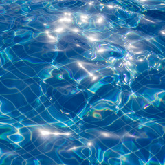 Surface of swimming pool water background