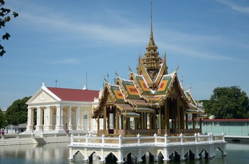 Fototapeta na wymiar Royal summer palace, Bang Pa-In, Thailand