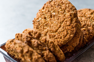 Oatmeal Cookies made with sesame, fig, cinnamon, peanut and sunflower seeds