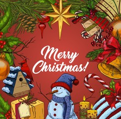 Banner for christmas and 2018 new year