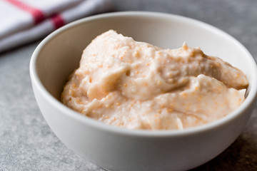 Fish Egg Paste Tarama made with Caviar / Taramasalata