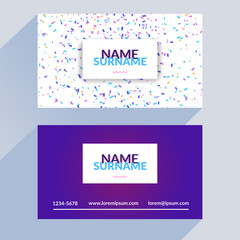 Business card template