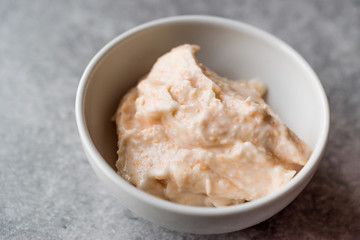 Fish Egg Paste Tarama made with Caviar / Taramasalata