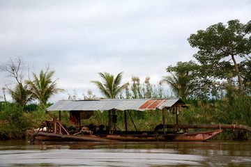 Boat, River Kok, Thailand