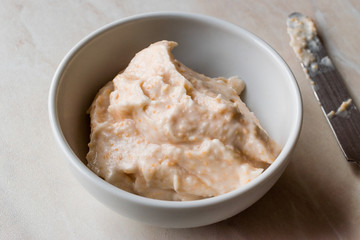 Fish Egg Paste Tarama made with Caviar / Taramasalata