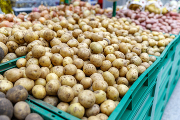 potatoes in the market market
