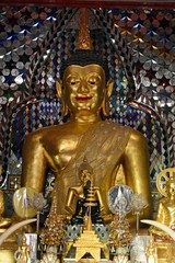 Fototapeta premium Buddha at Wat Phra That, Doi Suthep, Thailand