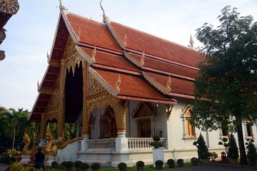 Obraz premium Wat Phra Singh, Chiang Mai, Thailand