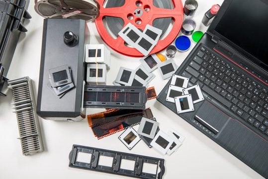 Scan slides and films to transform into digital data