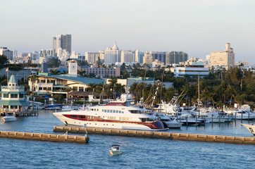 Miami Beach Marina At Dusk