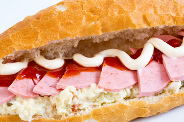Snack ready meals sandwich