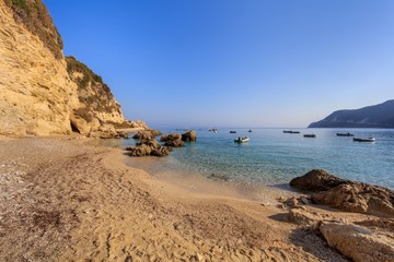 Fototapeta na wymiar Agios Nikitas beach. Lefkada, Greece