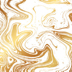 Light white and golden gradient marble texture. Vector background, template, texture, wallpaper, backdrop pattern