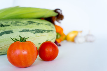 Assortment of fresh vegetables