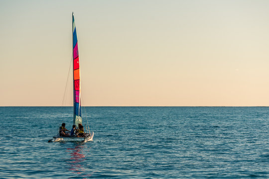 ice sailing hobie cat