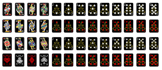 the playing cards