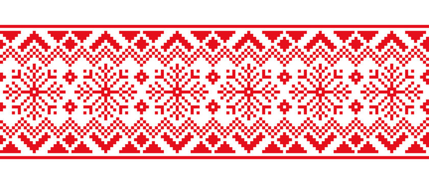 Scandinavian national ornament.