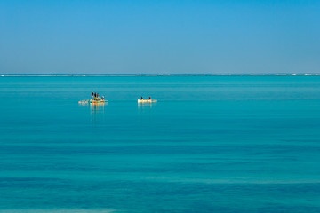 Obraz premium Fishing scene of Malagasy fishermen
