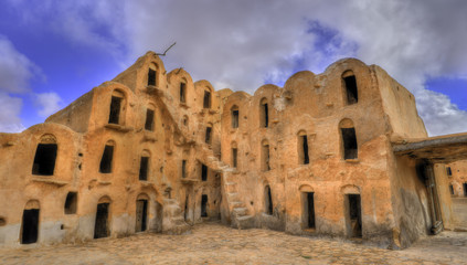 Fototapeta premium Ksar Ouled Soltane near Tataouine, Tunisia