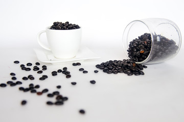 Obraz na płótnie Canvas Cofee beans composition