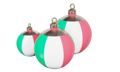 Christmas decoration,  white background.

