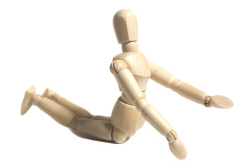 Wooden artist mannequin