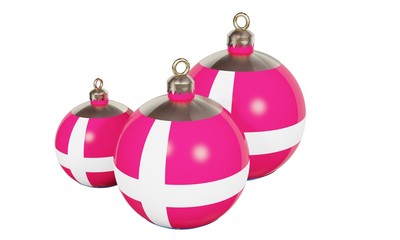 Christmas decoration,  white background.
