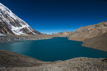 Obraz premium Tilicho lake. Annapurna circuit. Nepal