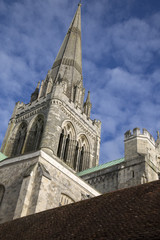 Fototapeta na wymiar Spire; Chichester Cathedral Church
