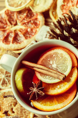 Christmas mulled wine
