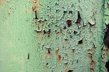 Wall texture with peeling paint