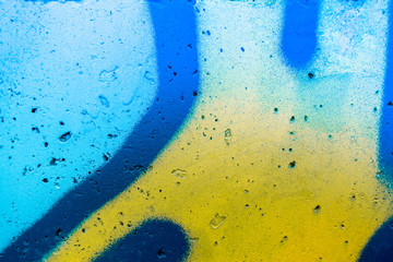 graffiti painted wall closeup texture