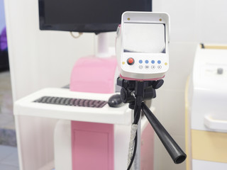 Device for a gynecological examination
