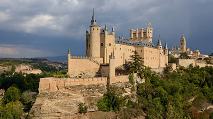 Alcázar fortress in Segovia, Spain