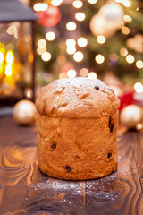 Homemade Panettone Christmas Cake 