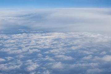 A Blanket of Clouds above Texas in The United States