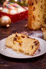 Homemade Panettone Christmas Cake 