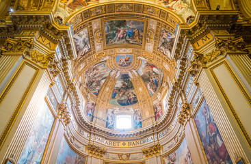 Fototapeta na wymiar The apse of the Basilica of Sant'Andrea della Valle in Rome, Italy.