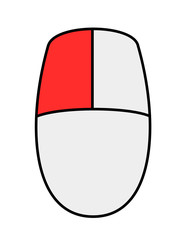 マウス(色、左クリック)