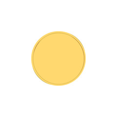 Golden badge vector