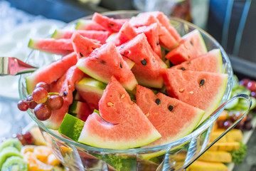 Catering Buffet of a Variety of Different Foods