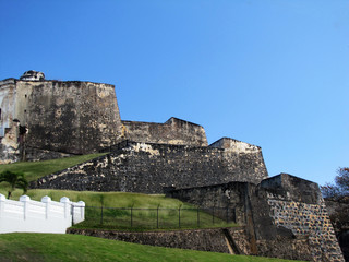 Fototapeta na wymiar Castillo San Cristobal, San Juan Puerto Rico