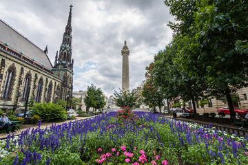 Mount Vernon Place Park in Baltimore, Maryland