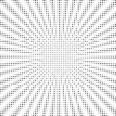 Halftone dotted background circularly distributed. Halftone effect vector pattern. Circle dots isolated on the white background.
