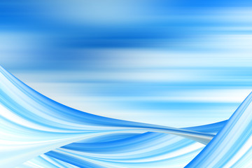 Abstract blue background lines wave Blue 