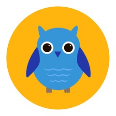 Cartoon owl vector illustration