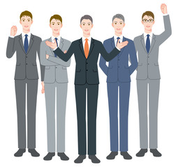 ビジネスマン　仲間