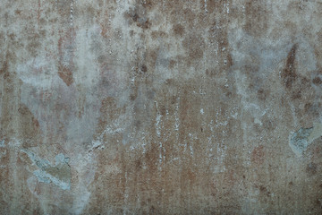 Old dirty grunge cement concrete wall texture with mold, vintage aged background