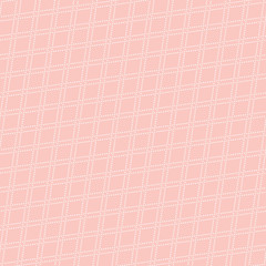Geometric abstract pink and white pattern. Geometric modern ornament. Seamless modern background