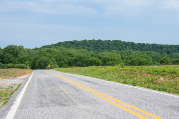 Rural Country York County Pennsylvania Farmland, on a Summer Day